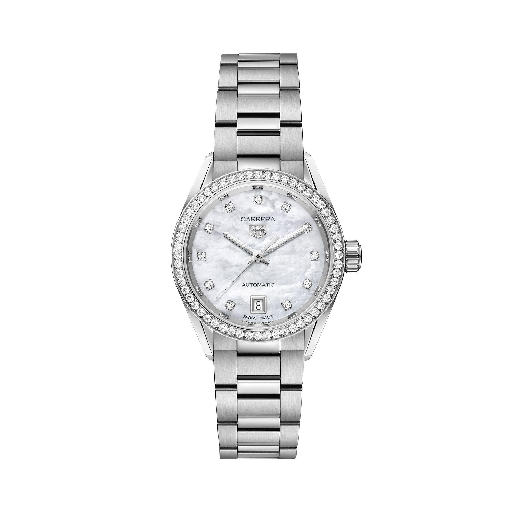 TAG Heuer Carrera Automatic 29 mm Stainless Steel and Diamond